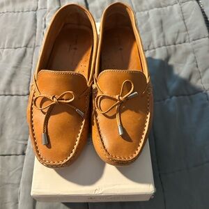 Mercanti Fiorentini Light Brown Leather Loafers